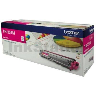 Brother TN-251M Genuine Magenta Toner Cartridge - 1,400 pages