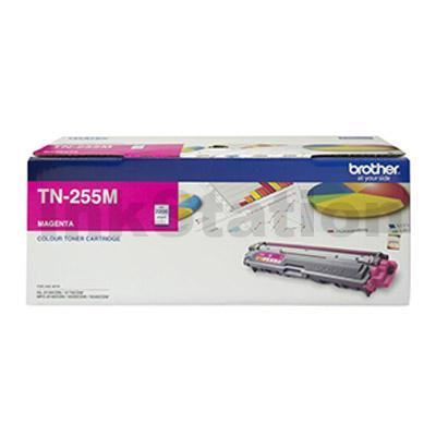 Brother TN-255M Genuine Magenta High Yield Toner Cartridge - 2,200 pages