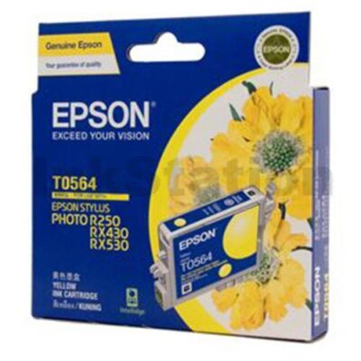 Genuine Epson T0564 Yellow Ink Cartridge
