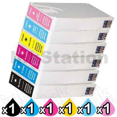 6 Pack Compatible Epson T5591-T5596 Ink Cartridge series [1BK,1C,1M,1Y,1LC,1LM]