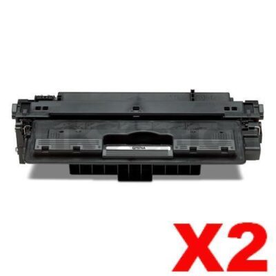 2 x HP Q7570A (70A) Compatible Black Toner Cartridge - 15,000 Pages