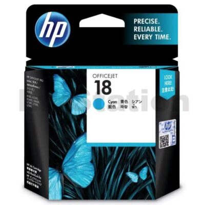 HP 18 Genuine Cyan Inkjet Cartridge C4937A