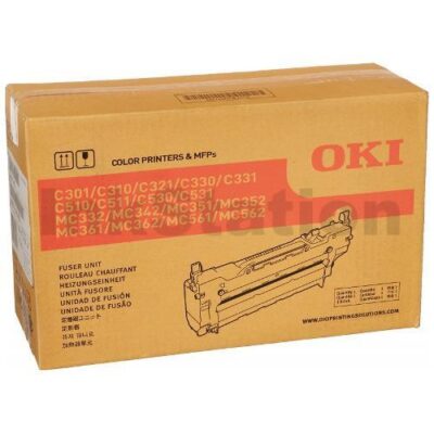 OKI Genuine C301DN C310DN C321DN C330DN C331DN C510DN C511 C530DN C531DN MC342 MC361 MC362DN MC561 MC562DN Fuser Unit - 60,000 pages (44472604)