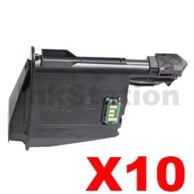 10 x Non-Genuine TK-1129 Black Toner Cartridge For Kyocera FS-1061DN, FS-1325MFP - 2,100 pages
