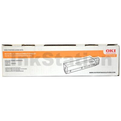 Genuine OKI B411/431/MB471/479 Black Toner Cart (44574703) - 4,000 pages