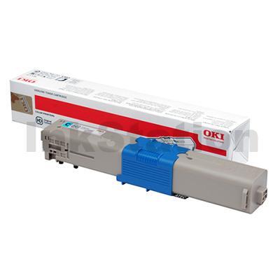 Genuine OKI C301/ C321 Cyan Toner Cartridge (44973547)- 1,500 pages