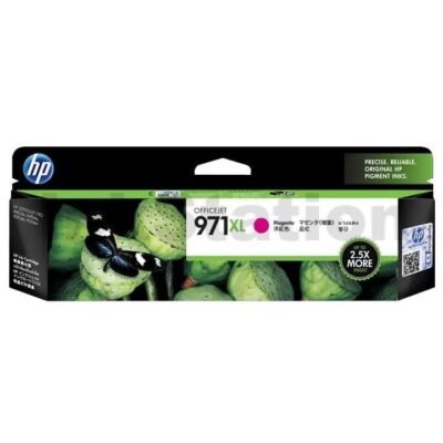HP  971XL Genuine Magenta High Yield Inkjet Cartridge CN627AA - 6,600 Pages