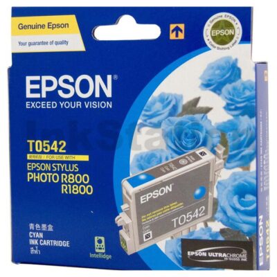 Epson Genuine T0542 Cyan Ink Cartridge - 440 pages [C13T054290]