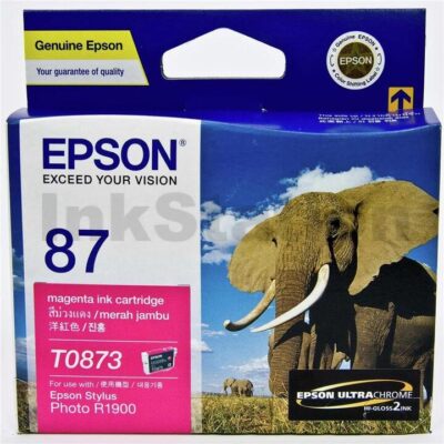Epson 87 T0873 Magenta Genuine Ink Cartridge - 915 pages [C13T087390]