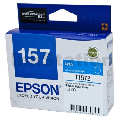 Epson 157 T1572 Cyan Genuine Ink Cartridge [C13T157290]