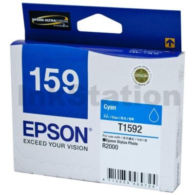 Epson 159 T1592 Cyan Genuine Ink Cartridge [C13T159290]