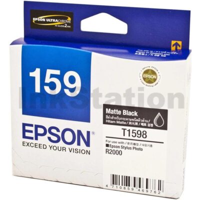 Epson 159 T1598 Matte Black Genuine Ink Cartridge [C13T159890]