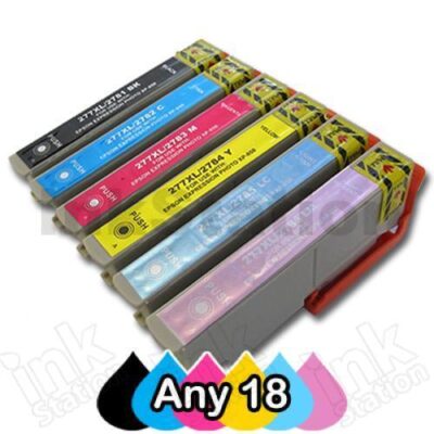 Any 18 x Epson 277XL Compatible High Yield Inkjet Cartridges