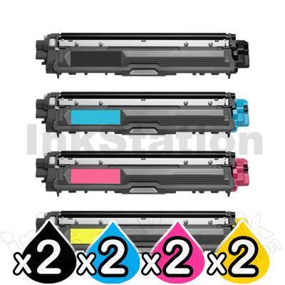 2 Sets of 4-Pack Brother TN-251 / TN-255 Compatible Toner Combo [2BK,2C,2M,2Y]