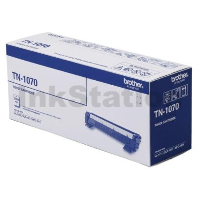 1 x Brother TN-1070 Genuine Toner - 1,000 pages