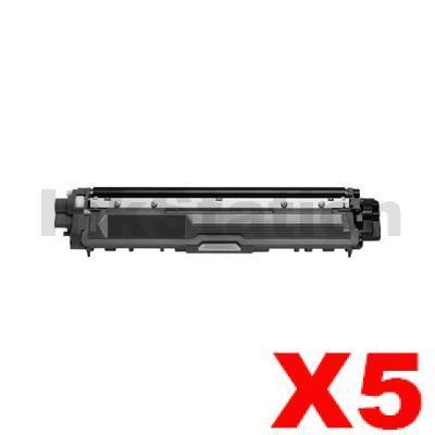 5 x Brother TN-251BK Compatible Black Toner Cartridge - 2,500 pages