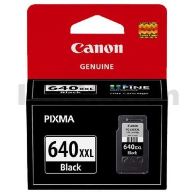 Canon PG-640XXL Genuine Black Extra High Yield Ink Cartridge - 600 pages