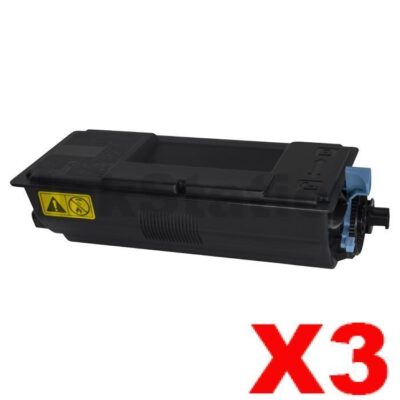 3 x Non-Genuine alternative for TK-3104 Black Toner Kit suitable for Kyocera FS-2100D, FS-2100DN - 12,500 pages