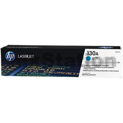 HP CF351A (130A) Genuine Cyan Toner Cartridge - 1,000 Pages