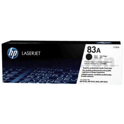1 x HP CF283A (83A) Genuine Black Toner Cartridge - 1,500 Pages