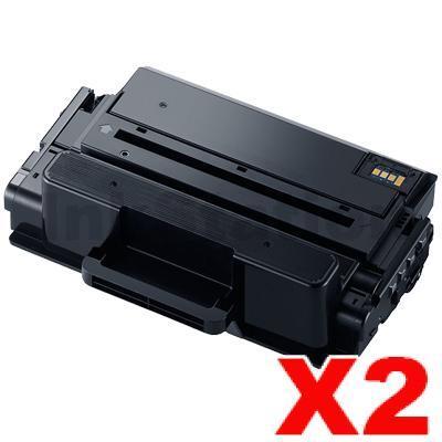 2 x Compatible Samsung SLM3820 / SLM3870 / SLM4020 / SLM4070 (MLT-D203L 203L) High Yield Black Toner SU899A - 5,000 pages