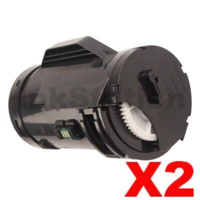 2 x Compatible Fuji Xerox DocuPrint M355df, P355d Black High Yield Toner - 10,000 pages (CT201938)