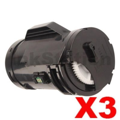 3 x Compatible Fuji Xerox DocuPrint M355df, P355d Black High Yield Toner - 10,000 pages (CT201938)