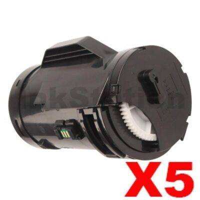 5 x Compatible Fuji Xerox DocuPrint M355df, P355d Black High Yield Toner - 10,000 pages (CT201938)