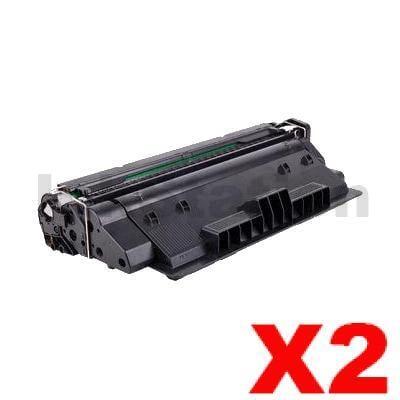 2 x HP CF214X (14X) Compatible Black Toner Cartridge - 17,500 Pages