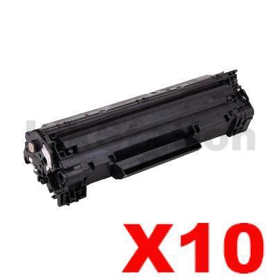 10 x HP CF283A (83A) Compatible Black Toner Cartridge - 1,500 Pages