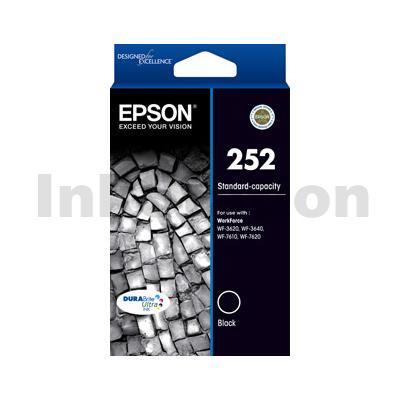 Epson 252 Genuine Black Ink Cartridge - 350 pages [C13T252192]