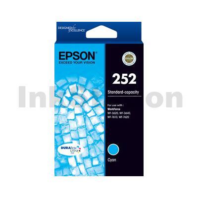 Epson 252 Genuine Cyan Ink Cartridge - 300 pages [C13T252292]