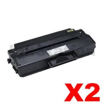 2 x Dell B1260, B1265 Compatible Toner Cartridge - 2,500 pages