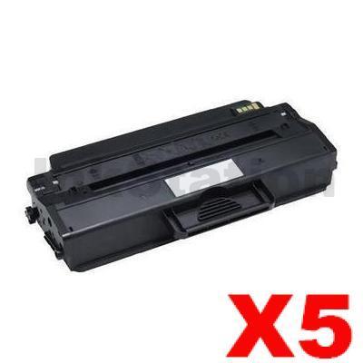 5 x Dell B1260, B1265 Compatible Toner Cartridge - 2,500 pages