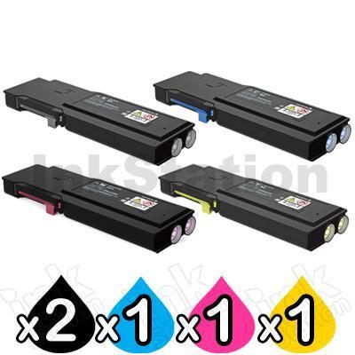 5 Pack Fuji Xerox DocuPrint CP405D, CM405DF Compatible Toner Cartridges [CT202033-CT202036]