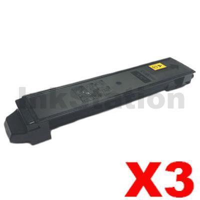 3 x Non-Genuine TK-899K Black Toner Cartridge For Kyocera FS-C8020MFP, FS-C8025MFP, FS-C8520MFP, FS-C8525MFP - 12,000 pages