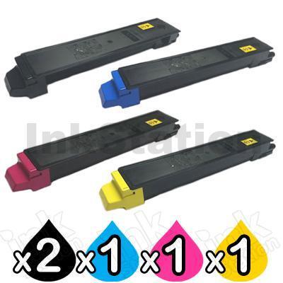 5 Pack Non-Genuine TK-899 Toner Cartridges For Kyocera FS-C8020MFP, FS-C8025MFP, FS-C8520MFP, FS-C8525MFP [2BK,1C,1M,1Y]