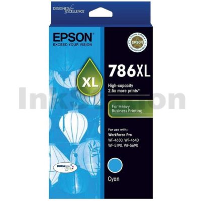 Epson 786XL Genuine Cyan Ink Cartridge - 2,000 pages [C13T787292]