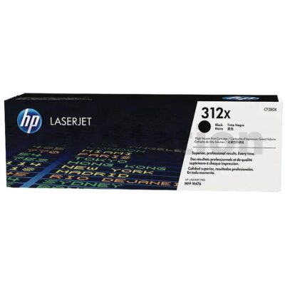 1 x HP CF380X (312X) Genuine Black High Yield Toner Cartridge - 4,400 Pages