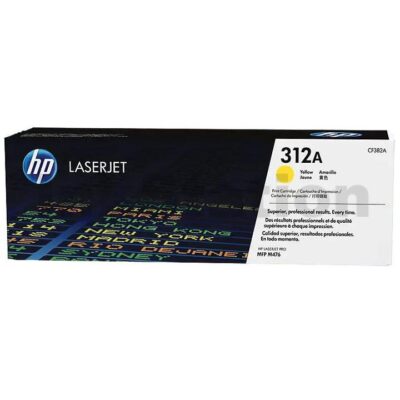 HP CF382A (312A) Genuine Yellow High Yield Toner Cartridge - 2,700 Pages