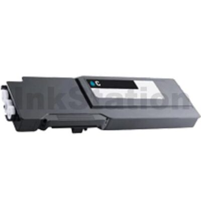 1 x Compatible Dell C3760n/ C3760dn/ C3765dnf Cyan High Yield Toner Cartridge - 9,000 pages