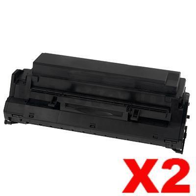 2 x Lexmark 13T0101 Compatible Black Laser Toner Cartridge