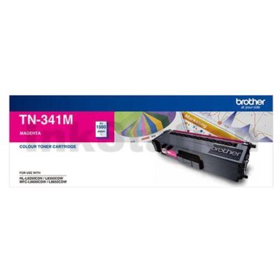 Genuine Brother TN-341M Magenta Toner Cartridge - 1,500 pages