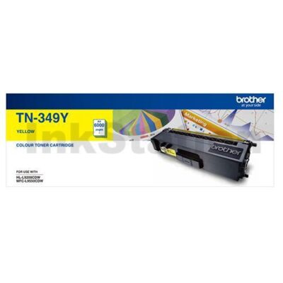 Genuine Brother TN-349Y Yellow Toner Cartridge - 6,000 pages