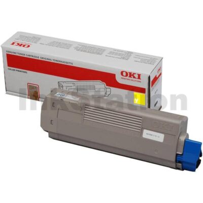 OKI Genuine OKI C911 / C931 / C941 Yellow High Yield Toner Cartridge - 38,000 pages (45536517)