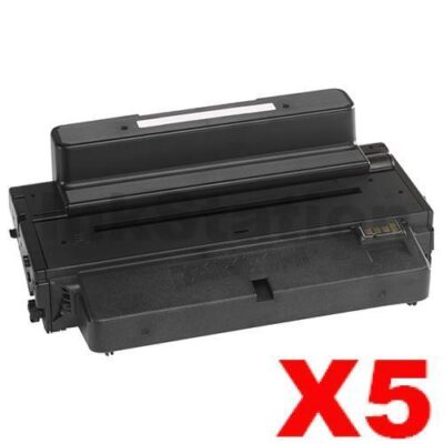 5 x Dell B2375DFW, B2375DNF Compatible Toner Cartridge - 10,000 pages