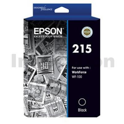 Genuine Epson 215 Black Ink Cartridge [C13T215192]