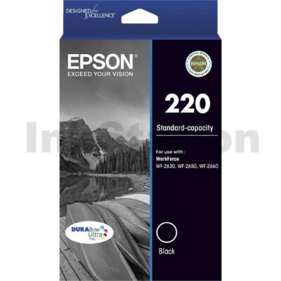 Epson 220 Genuine Black Ink Cartridge [C13T293192] - 160 pages