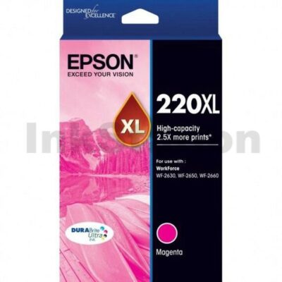 Epson 220XL Genuine Magenta High Yield Ink Cartridge [C13T294392] - 450 pages