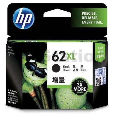 HP 62XL Genuine Black High Yield Inkjet Cartridge C2P05AA  - 600 Pages